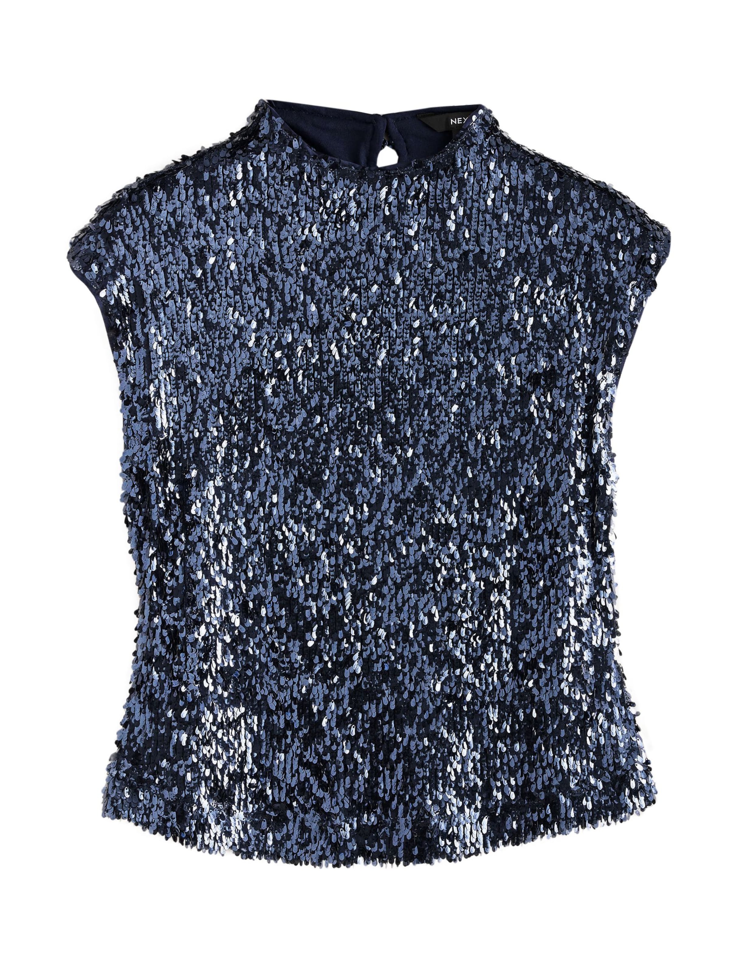 Next Shirt in Blue: front