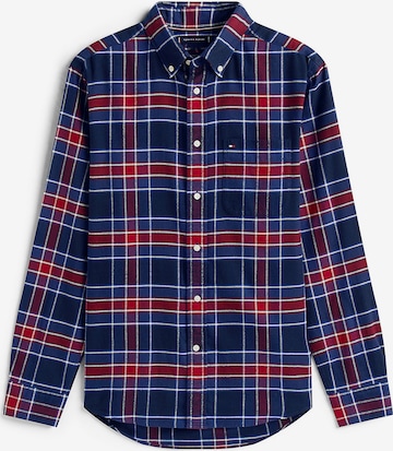 TOMMY HILFIGER Hemd 'Tartan' in Blau: Vorderseite