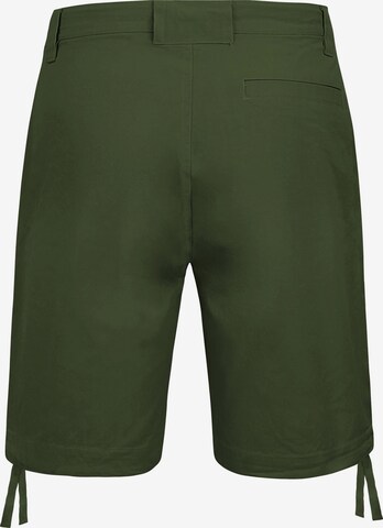 Regular Pantalon outdoor 'Gobi' normani en vert