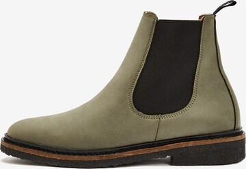 NINE TO FIVE - Botas Chelsea 'Luka' en verde: frente