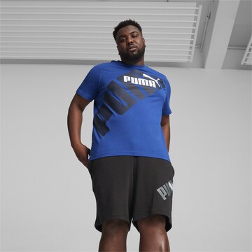 PUMA Shirt 'Power' in Blauw: voorkant