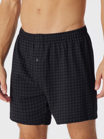 SCHIESSER Boxer shorts ' Cotton Casuals ' in Black: front