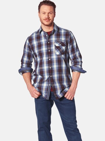 Jan Vanderstorm Comfort fit Button Up Shirt 'Kaitar' in Mixed colors: front