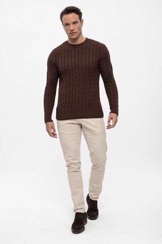 Pull-over Felix Hardy en marron