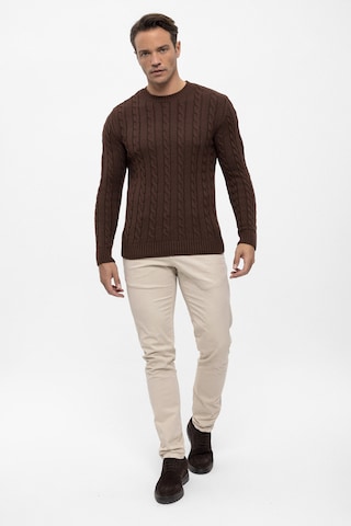 Felix Hardy Sweater in Brown