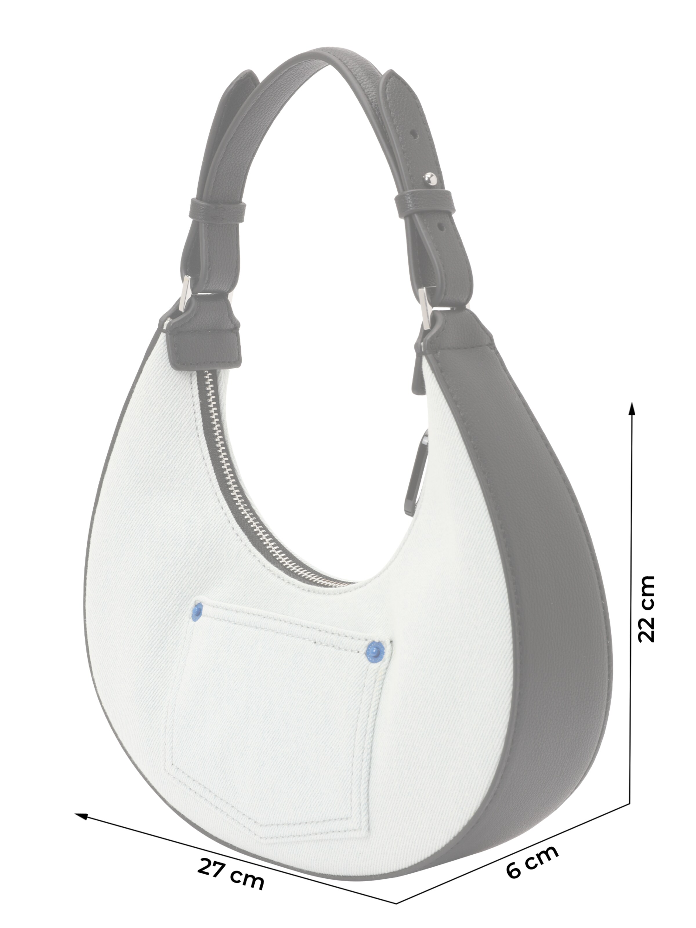 Borsa a spalla di KARL LAGERFELD JEANS in blu