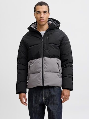Geacă de iarnă 'JJEOWEN' de la JACK & JONES pe gri: față
