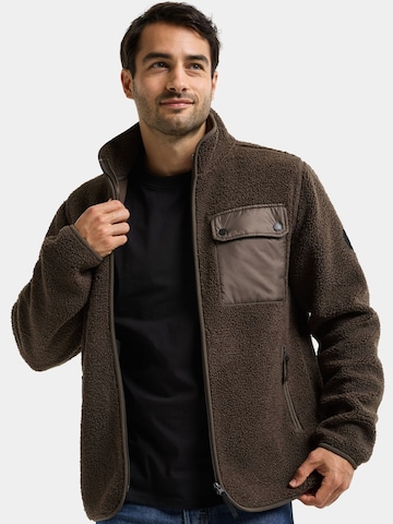 Didriksons Fleece jacket 'PETER' in Brown