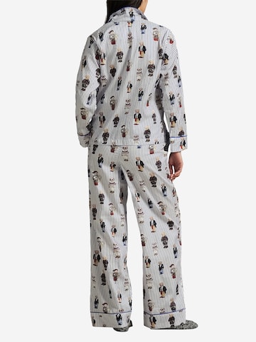 Polo Ralph Lauren Pyjama 'Iconic Bear' in Blauw
