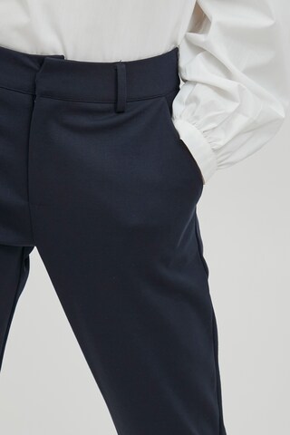 ICHI Slim fit Pants 'IHKATE' in Black