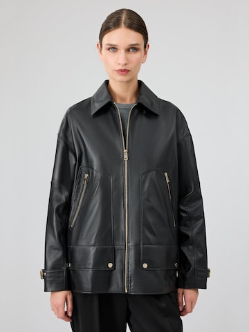 Derimod Between-season jacket 'Rosalin' in Black: front