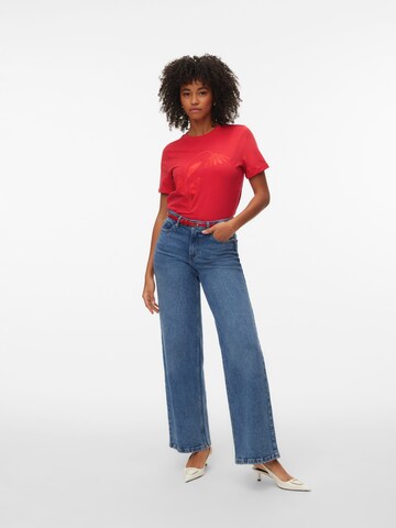 VERO MODA Shirt 'VMMAJA PAULINA' in Red