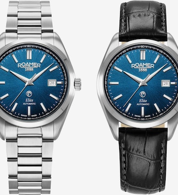 Roamer Analoguhr 'Elite' in Blau: Vorderseite