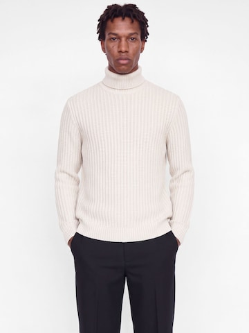 JACK & JONES - Jersey en beige: frente