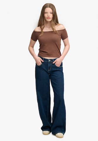 T-shirt Superdry & Co en marron
