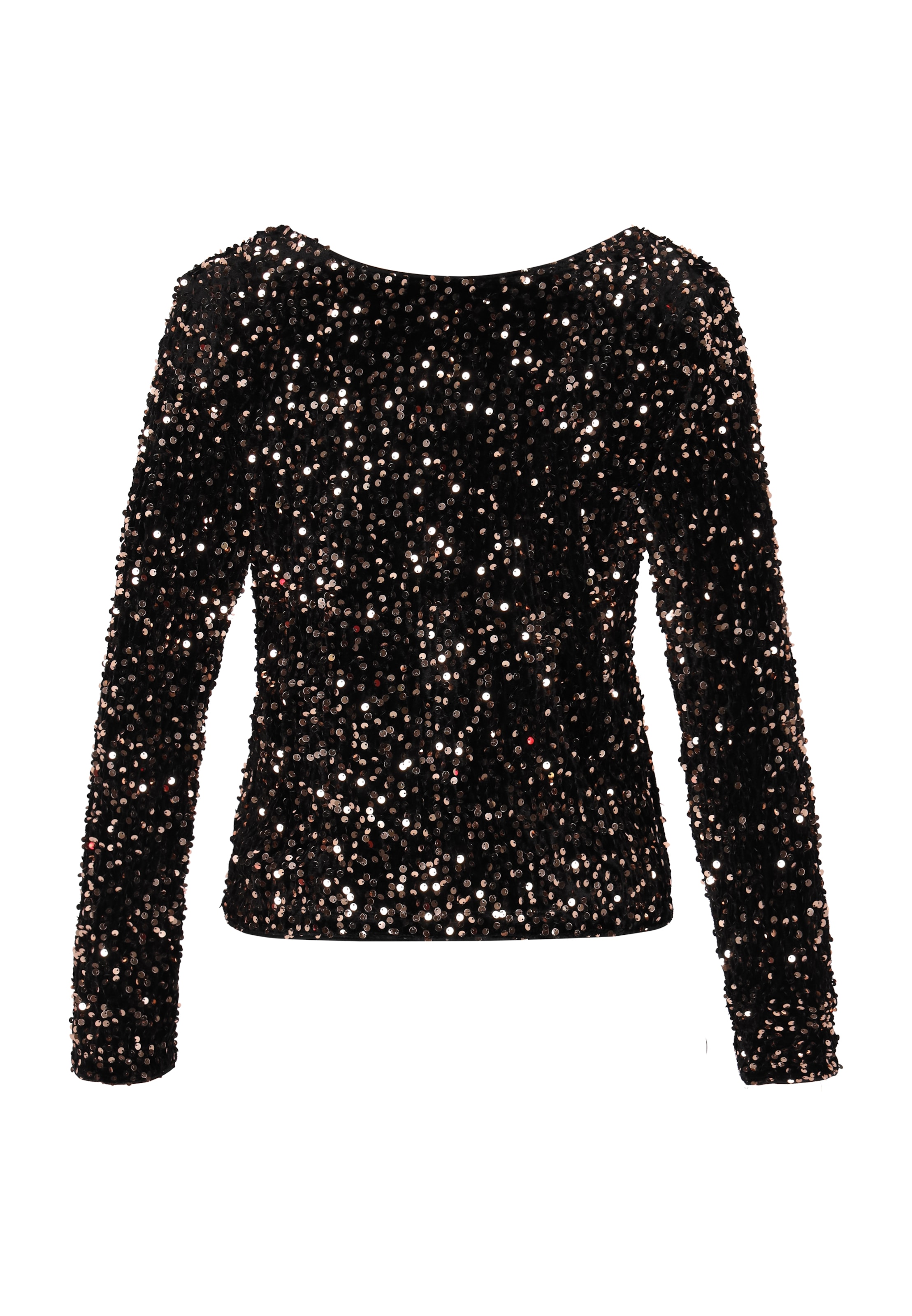 faina Μπλούζα σε καφέ / μαύρο, Άποψη προϊόντος