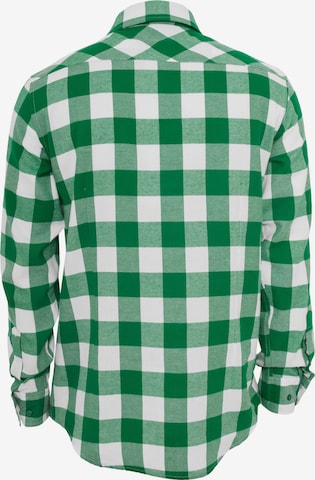 Urban Classics Средняя посадка Рубашка в Зеленый