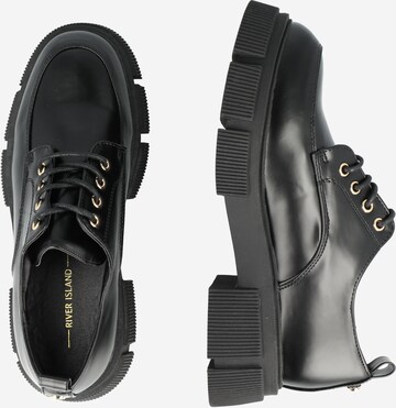 River Island Lace-Up Shoes in Black