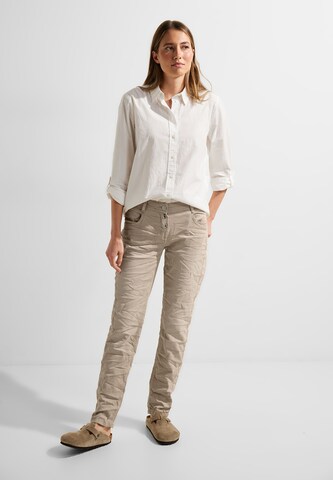 CECIL Slimfit Jeans in Beige