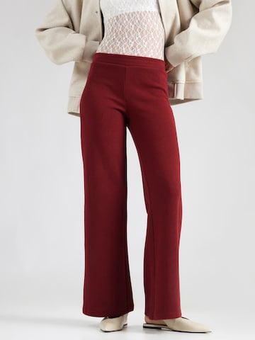 OH APRIL Flared Παντελόνι 'Lyle' σε κόκκινο: μπροστά