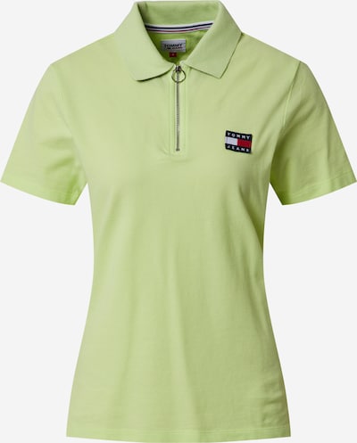 Tommy Jeans T-shirt en citron vert, Vue avec produit
