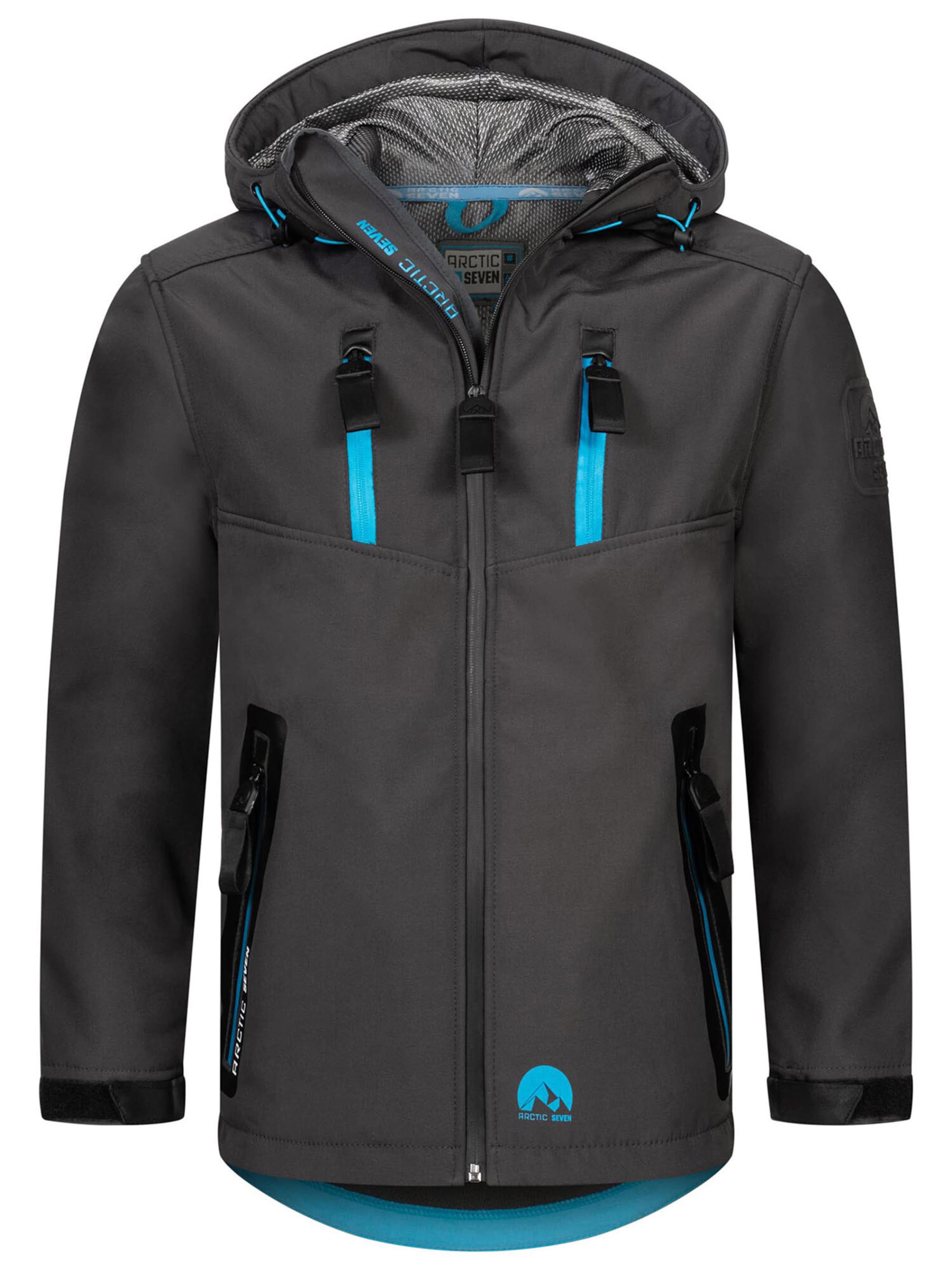 Arctic Seven Outdoorjas 'AS306 ' in Grijs: voorkant