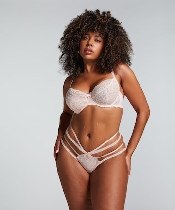 Hunkemöller String 'Lorraine' in Roze: voorkant