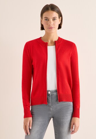 CECIL Knit Cardigan in Red: front