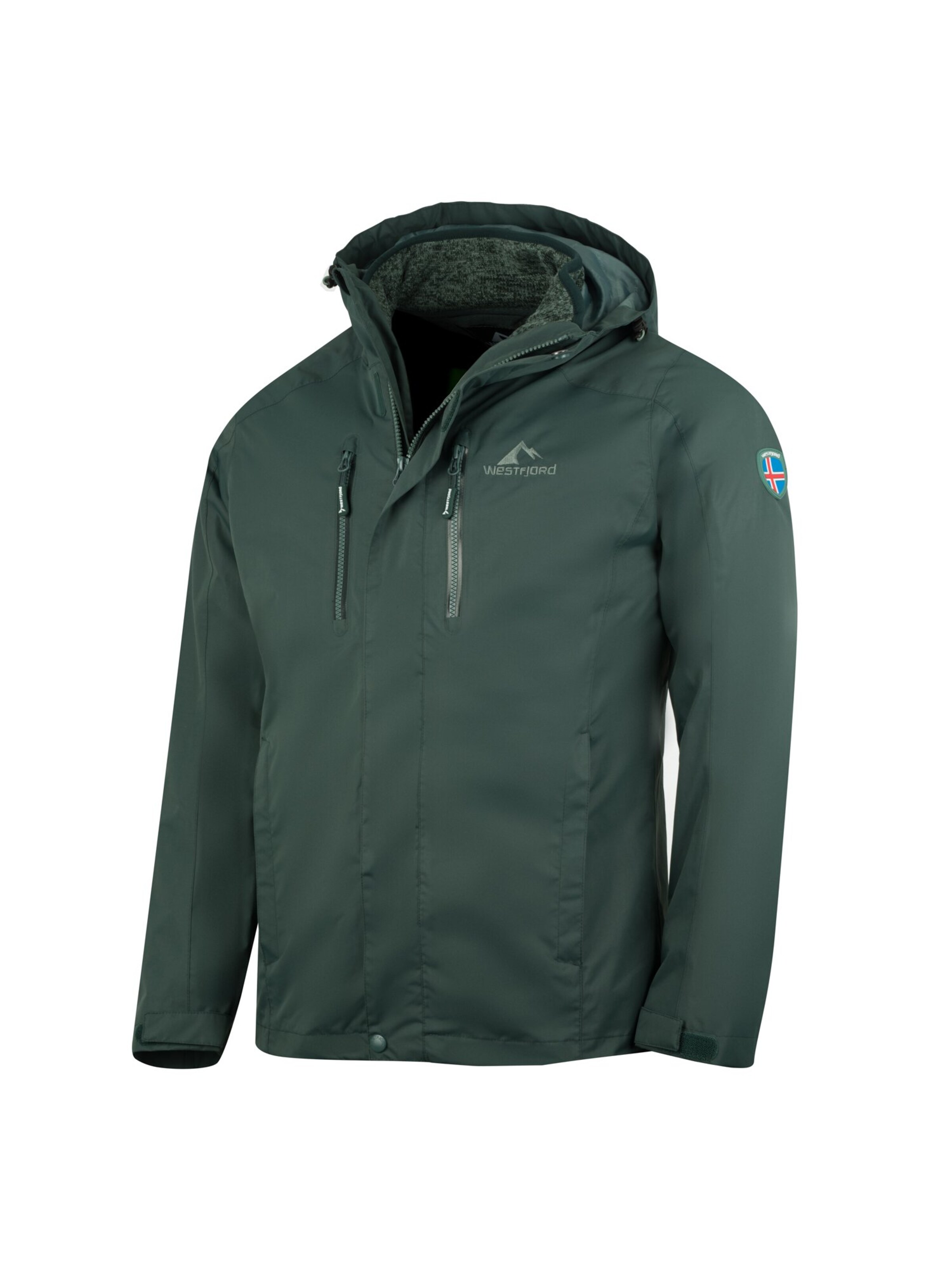 WESTFJORD Outdoor jacket in Green: front
