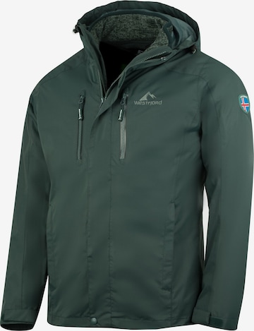 WESTFJORD Outdoor jacket in Green: front