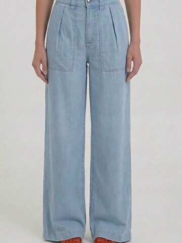 OUI Loosefit Jeans in Blau: Vorderseite