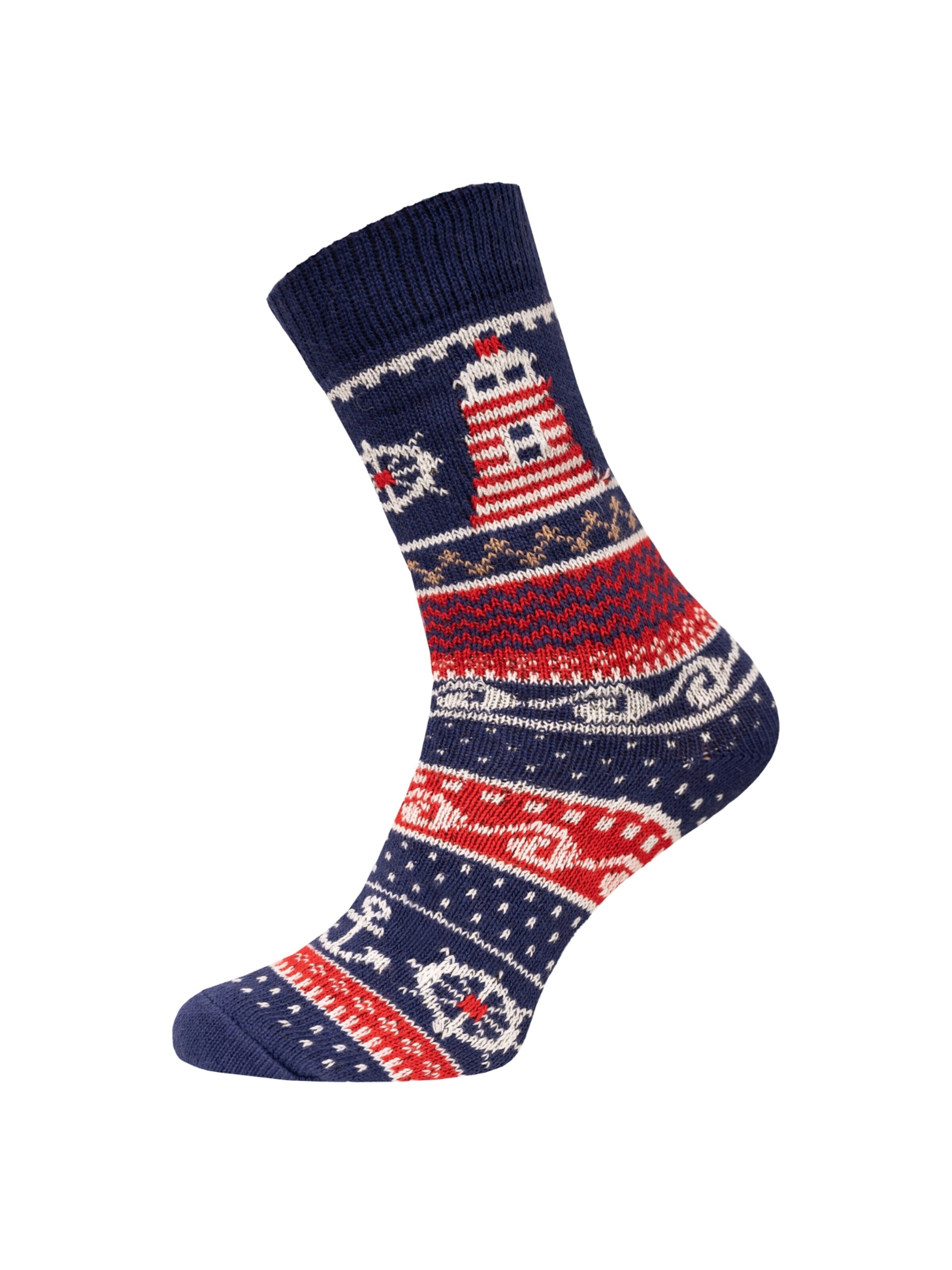 HomeOfSocks Socks 'HOS908' in Blue: front