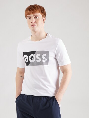 Maglietta di BOSS in nero: frontale