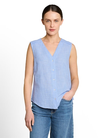 TOM TAILOR - Blusa en azul: frente