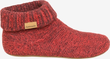 Gottstein Pantolette 'Knit Boot' in Rot: Vorderseite