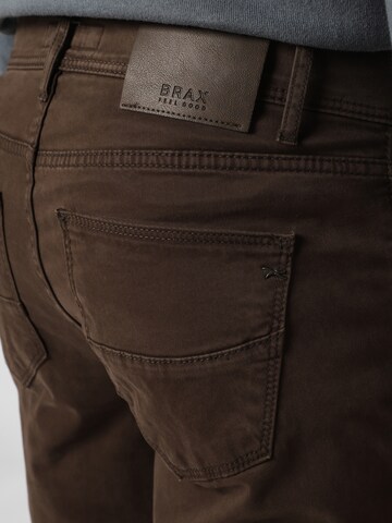 BRAX Regular Pants 'Cadiz' in Brown