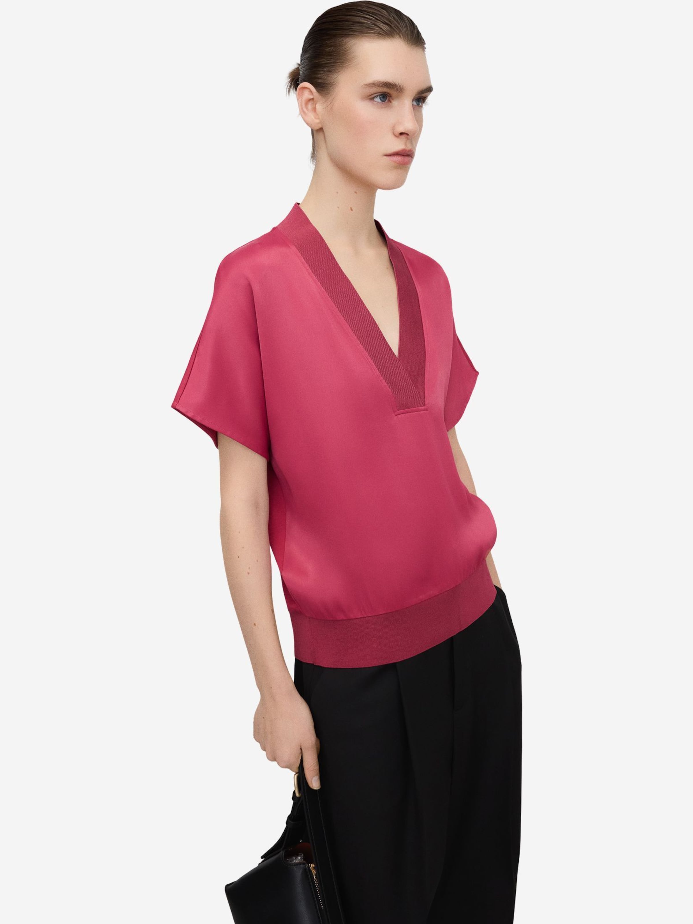 Adolfo Dominguez T-shirt i röd: framsida