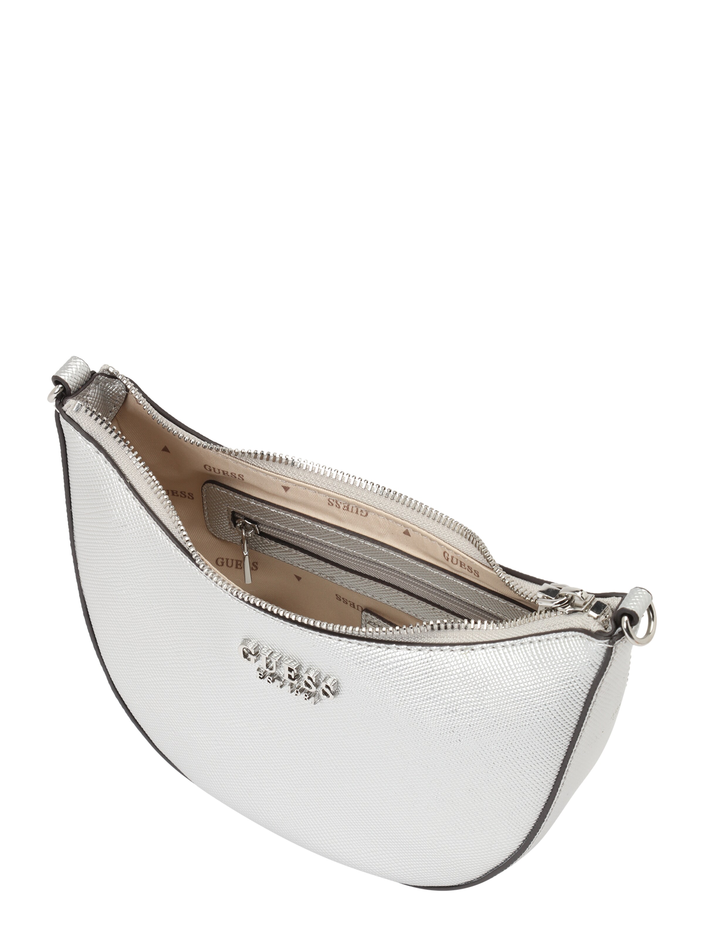 Borsa a spalla 'Fedana' di GUESS in argento