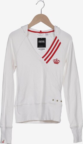 ADIDAS ORIGINALS Kapuzenpullover S in Weiß: predná strana