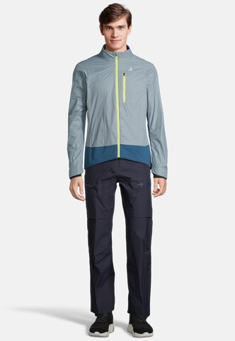Schöffel - Casaco deportivo 'Rad-Hybridjacke Rugged' em azul: frente