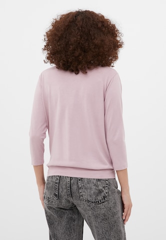 Finn Flare Langarmshirt 'Basic' in Lila
