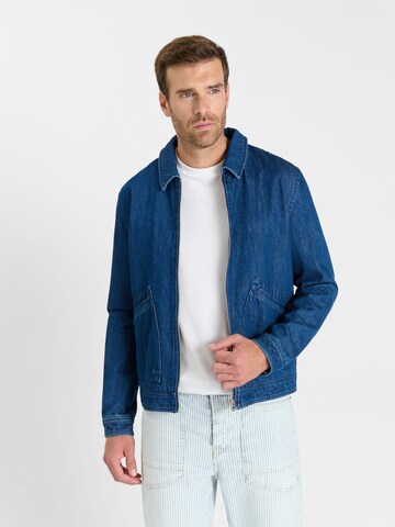 Veste mi-saison Le Temps Des Cerises en bleu : devant