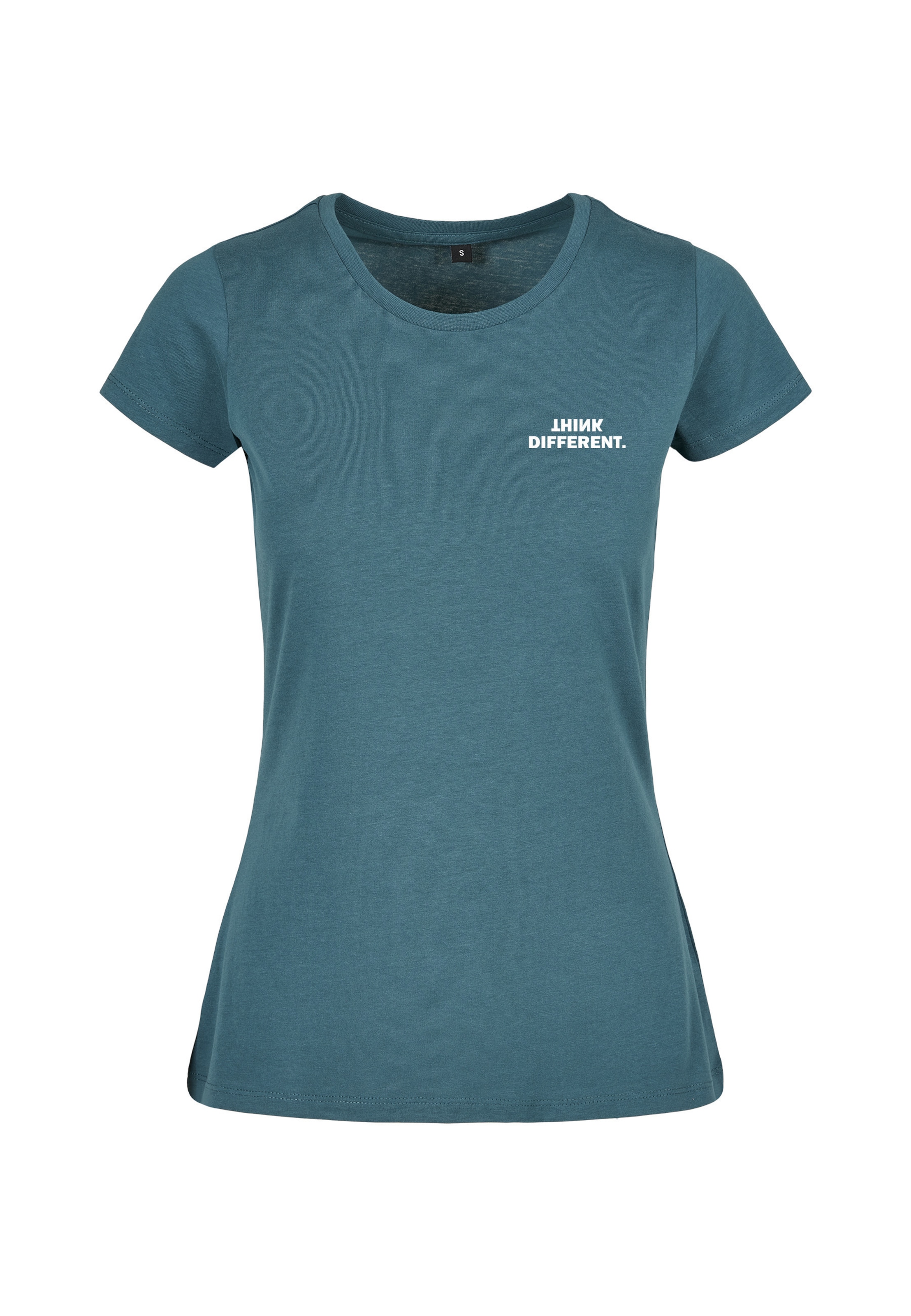 Urban Classics T-Shirt 'Think Basic ' in Grün: Vorderseite