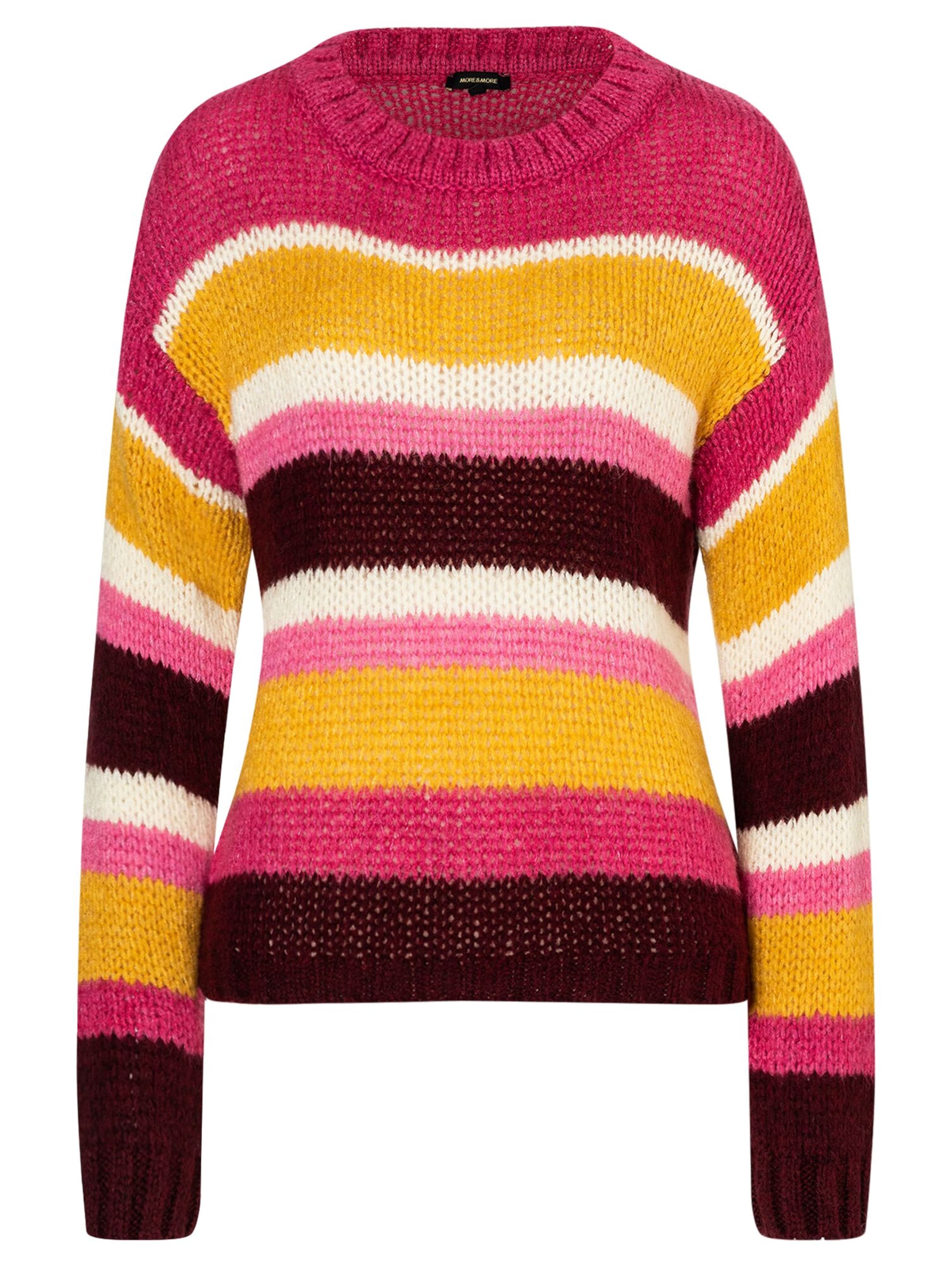 rozā MORE & MORE Džemperis: no priekšpuses