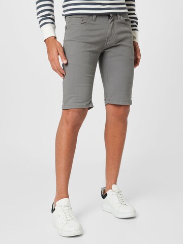 INDICODE JEANS Slimfit Shorts 'Villeurbanne' in Grau: predná strana