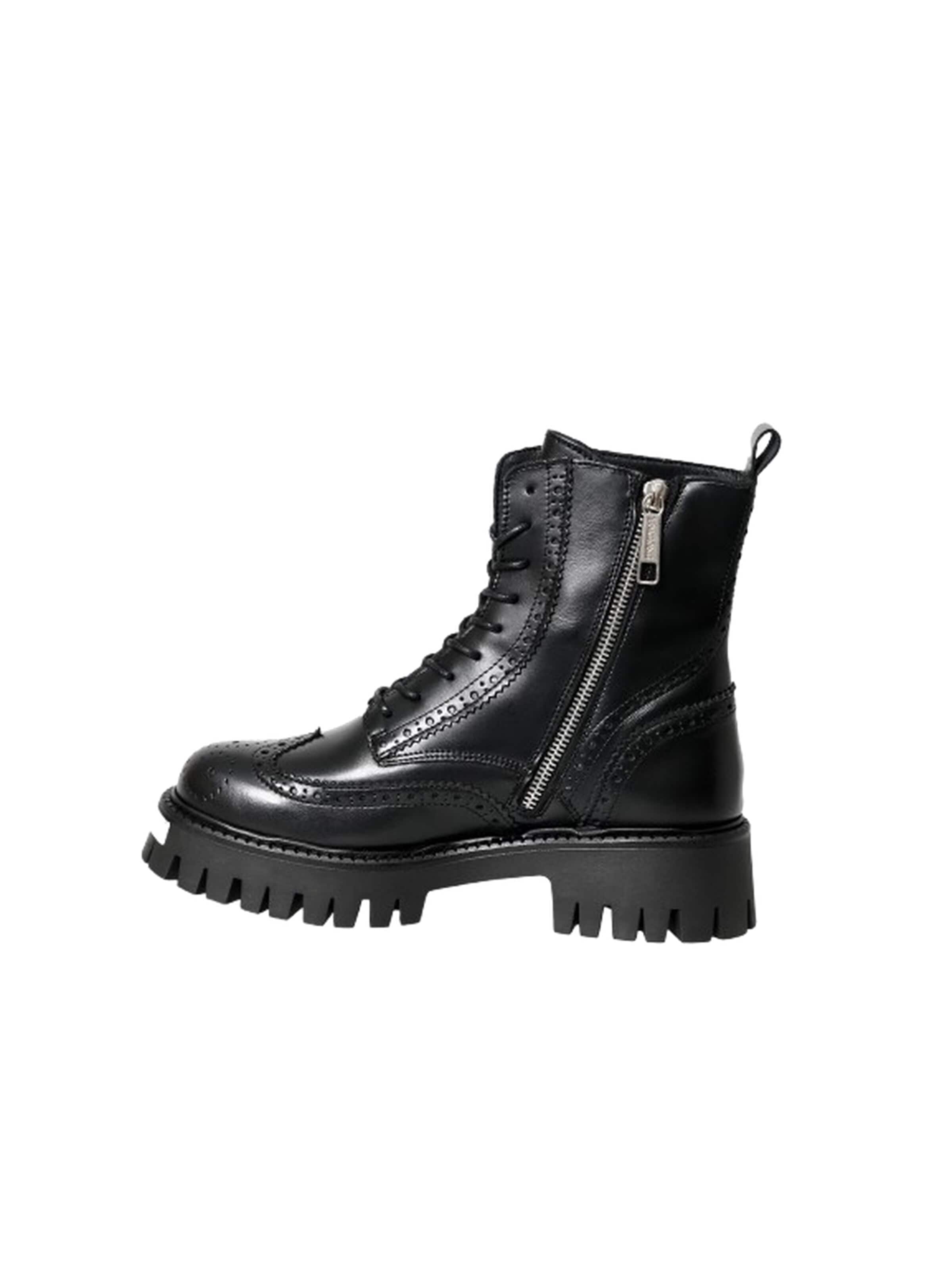 Yoxeone Boots 'WING COMMANDER' in Black