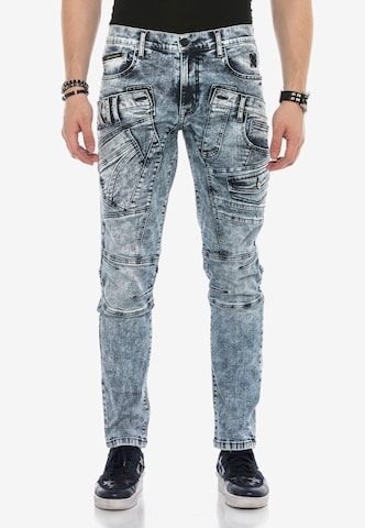CIPO & BAXX Regular Jeans 'Frosted' in Blue: front