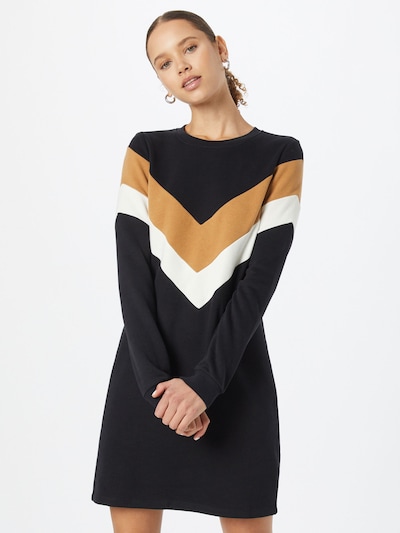 ONLY Dress 'Dakota' in Light brown / Black / White, View model