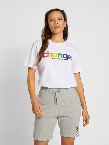 Hummel T-Shirt 'Change' in Weiß: predná strana