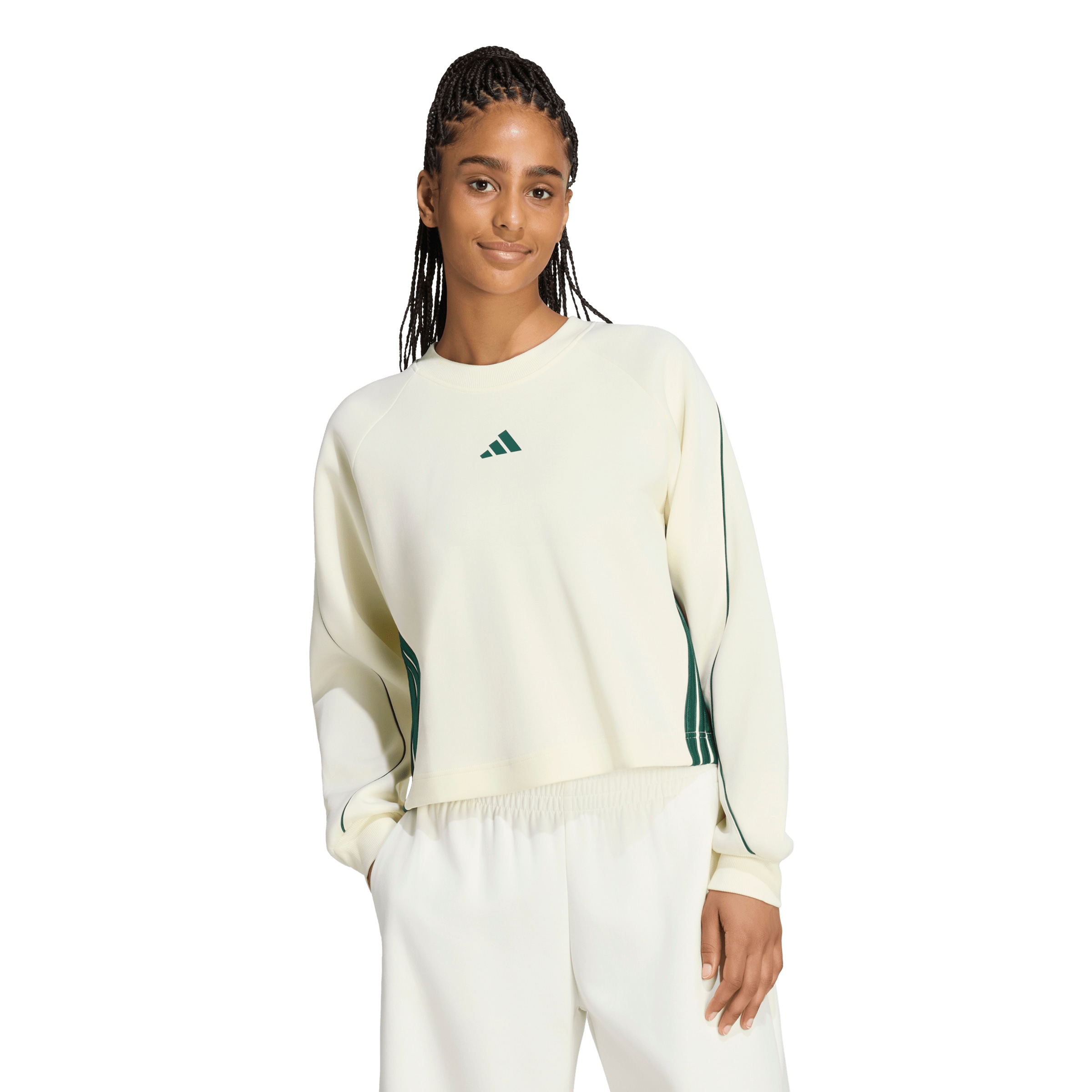 Sweat de sport 'STADIUM' ADIDAS SPORTSWEAR en beige : devant